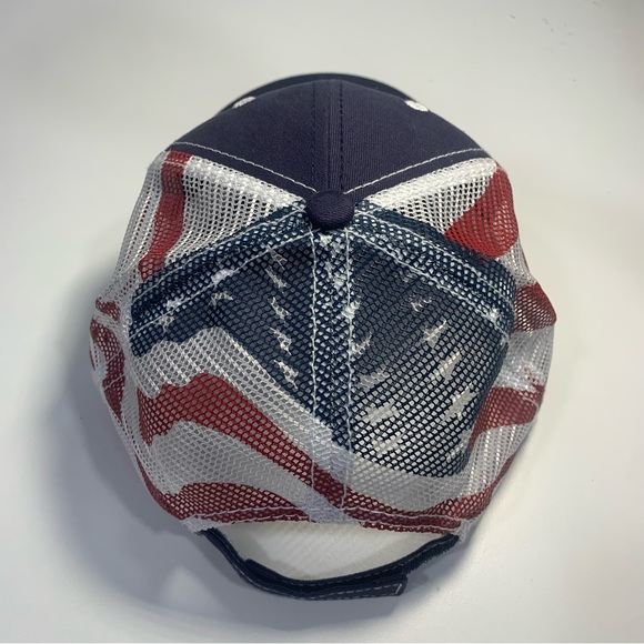 Paramount Apparel Map Freedom American Flag Ball Cap One Size Red White Blue - Picture 10 of 12